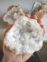 Load image into Gallery viewer, Large Clear Quartz Geode - Crystal Geode for Calming, Manifestation & Meditation - Quartz Geode Crystal - ghostswithin