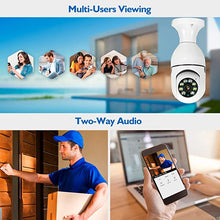 Load image into Gallery viewer, perfect for ghost hunting Bulb camera wifi 2MP Smart Life 5GHz Bulb Lamp Camera, 1080P Wifi - ghostswithin