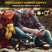 Load image into Gallery viewer, water). Utry Torches Led Super Bright Rechargeable, Long Range Searchlight, 100000 Lumens Led Super Bright Flashlight for Outdoor Emergencies, Camping, Fishing, Hunting and Other Versatile Lighting
