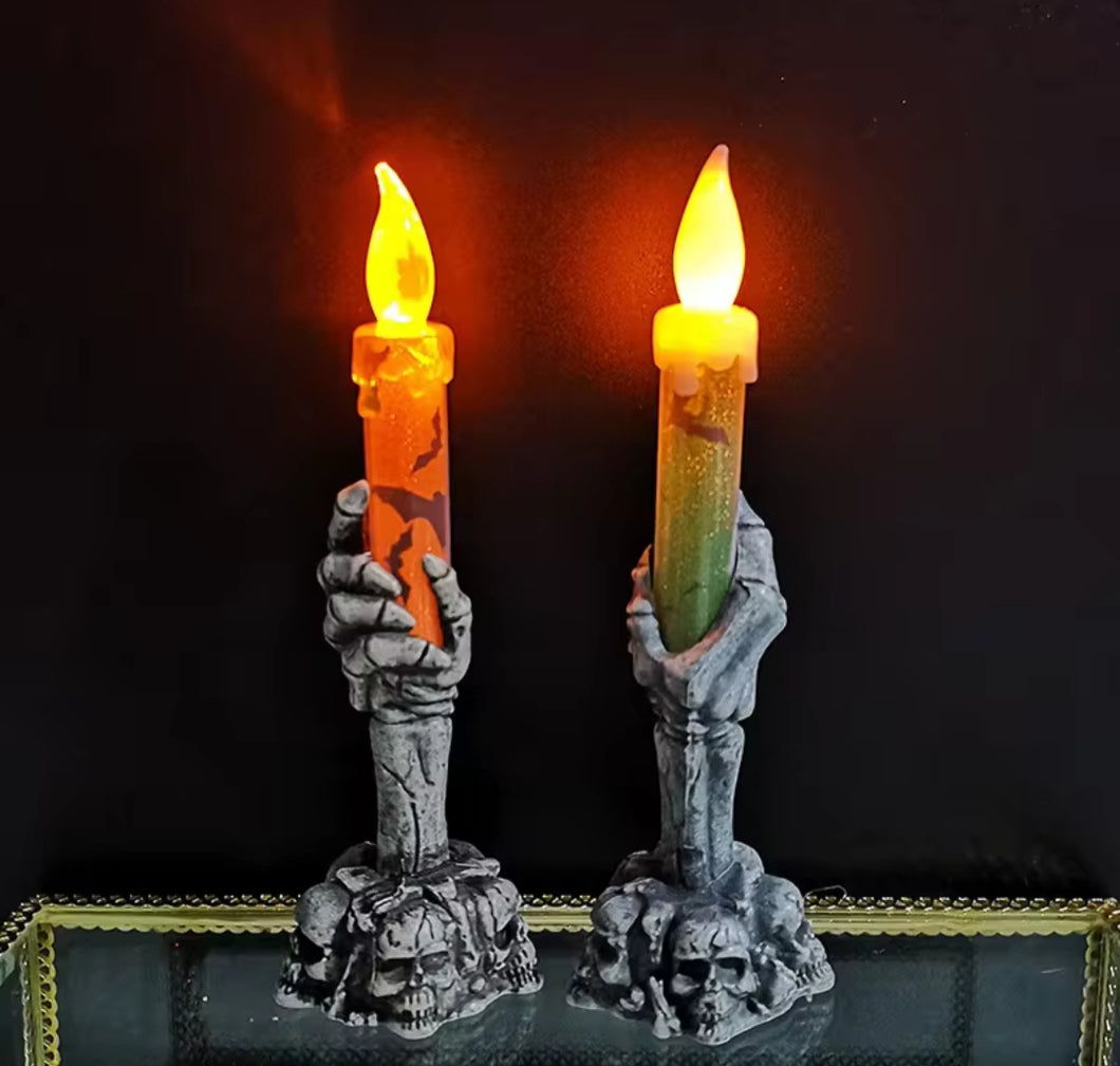 2 pcs Halloween candles 1 pair