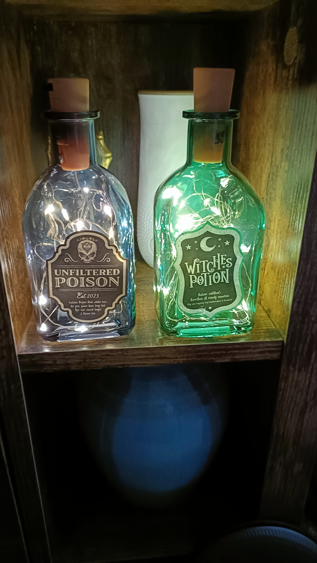 2x lamp set witches potion and unfiltered poison lamps - ghostswithin