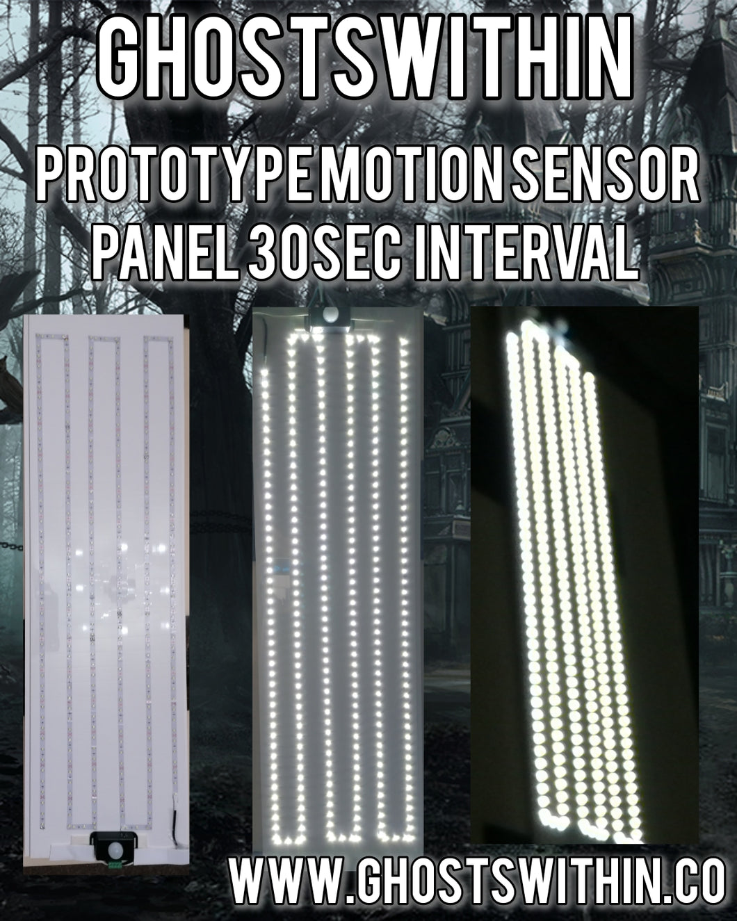 PROTOTYPE MOTION SENSOR LIGHT PANNEL - ghostswithin